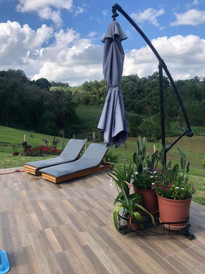 Sitio Com Piscina E Vista A 12Km De Treze Tilias Villa Ibicare Bagian luar foto